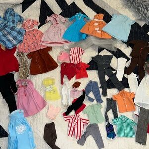 Lot 2 60s vintage Barbie Ken skipper clothes pants dresses lingerie